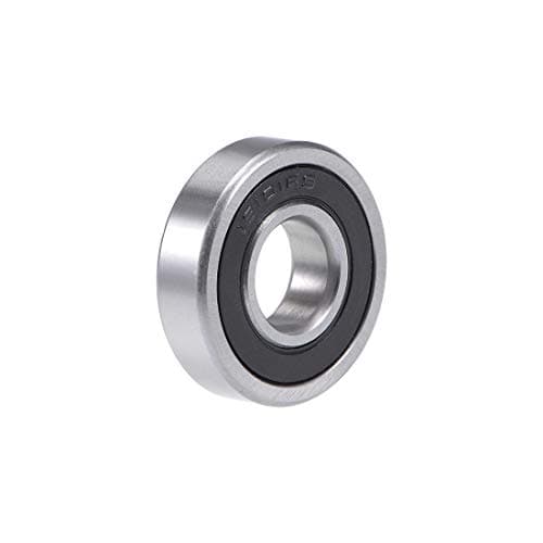Image of sourcing map 16101-2RS Deep Groove Ball Bearing 12x30x8mm Double Sealed Chrome Steel Z2 Lever Bearings