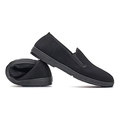 Image of Kung Fu/Martial Arts/Tai Chi Shoes Rubber Sole Unisex Canvas Black EU 38