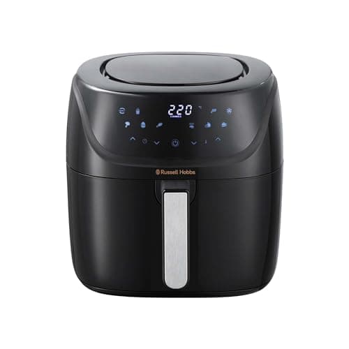 Image of Russell Hobbs, AirFryer 4L capacity, Hot air fryer, No Oil Needed, Adjustable temperature up to 200°C, 60 min timer, auto shutdown, Satisfry 27160-56