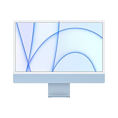 Image of 2021 Apple iMac with Apple M1 Chip (24-inch, 16GB RAM, 1TB SSD Storage) (QWERTY English) Blue (Renewed)