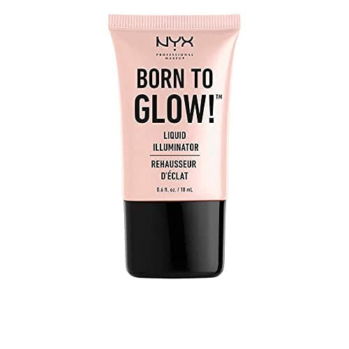 Image of NYX Professional Makeup Born to Glow Liquid Illuminator, Liquid Shimmer Makeup, Highlighter, Foundation Base, Vegan Formula, Shade: Sun Beam