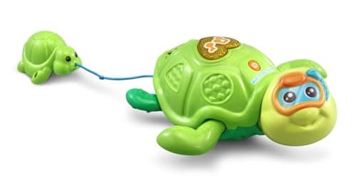 Image of VTech Wind & Go Turtle, Interactive Bath Toy for Babies, Music, Phrases & Sounds for Bath Time Fun, Wind Up Bath Toy, Gift for Toddlers 12, 18, 24+ Months, English Version