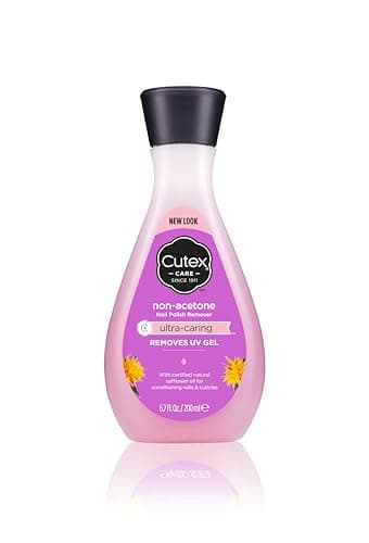 Image of Cutex Ultra-Caring Non-Acetone Nail Polish Remover, 200 ml (Pack of 1)