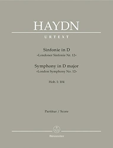Image of Symphony No.104 in D major Hob.I:104 London (Full Score)