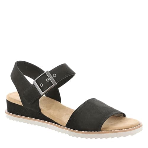Image of Skechers Bob's Womens Desert KISS SERENDIPITOUS, Black Microfiber, 3 UK