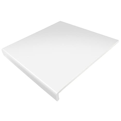 Image of 300mm White UPVC Window Board/Cill Cover 1.25m Long 9mm Thick Plastic Window Sill Capping