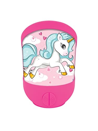Image of LEXIBOOK Unicorn night light for children's room, soft light, battery operated, NLJ20UNILXB