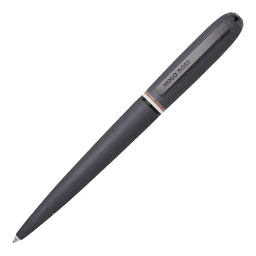 Image of Hugo Boss Contour Iconic HSH3414D Ballpoint Pen Brass and Aluminium Length: 13.6cm, Cool Green