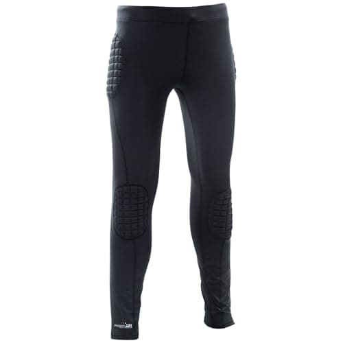 Image of Precision Unisex Prg054l Padded Baselayer G K Trousers Adult, Black
