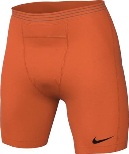 Image of NIKE DH8128-819 M NK DF Strike NP Short Pants Men's Safety Orange/Black Size L