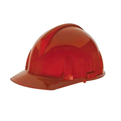 Image of MSA Safety 475384 Topgard Slotted Protective Cap with Fas-Trac Suspension, Standard, Red