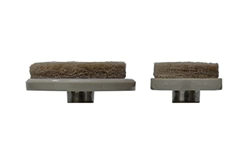 Image of Felt Gard Nail-In Felt Pads for Furniture Legs – Beige Floor Protectors for Chairs & Tables, 25mm & 38mm Mixed Sizes, Pack of 20