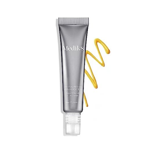 Image of Medik8 Crystal Retinal Ceramide 10 Eye Cream - Anti Ageing & Anti Wrinkle - Smooth & Lift Eye Cream - 0.10% Retinal Strength - 11x Faster than Retinol - For Advanced Vitamin A Users - 15ml