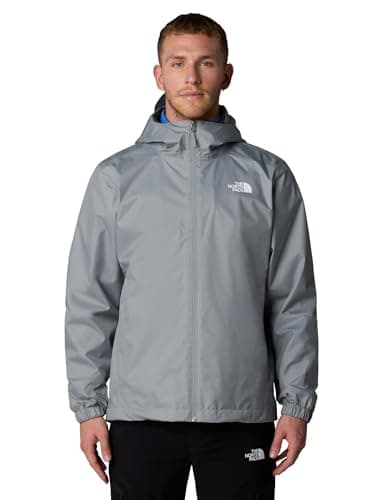 Image of THE NORTH FACE - Men's Quest Hooded Jacket - Waterproof, Breathable - Monument Grey - S