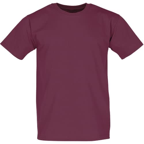 Image of Fruit of the Loom Men's Valueweight Short Sleeve T-Shirt, Burgundy, Large