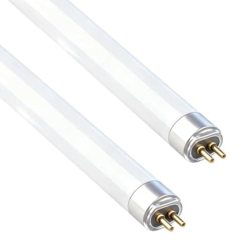 Image of 2 Pack T5 8W Fluorescent Tube Lamps 288mm, 2700K Warm White CFL Bulbs, G5 2 Pin Base High Efficiency Lamps for Strip Lights, Energy Saving Consumption Tubes Light, Suitable for Kitchen, Bathroom