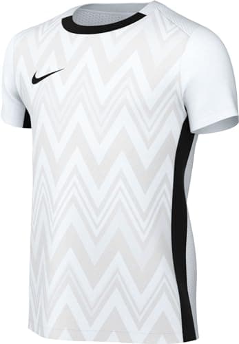 Image of Nike FD7426-100 Maglia Dri-FIT Challenge V T-Shirt Unisex White/Black/Black Size XS