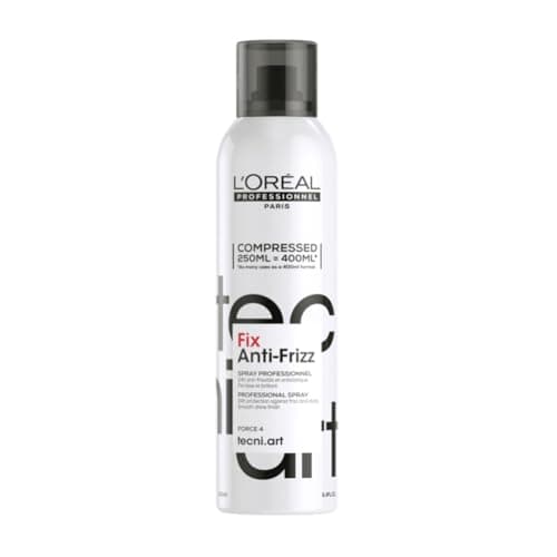 Image of L'Oréal Professionnel Tecni.ART Fix Anti-Frizz Fixing Hairspray, Controls the Look of Frizz, Suitable for All Hair Types, 250ml