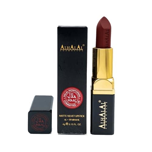 Image of Halal MATTE VELVET LIPSTICK Long Lasting up to 16h Vegan and Cruelty-Free (AL-19-MINAHIL)
