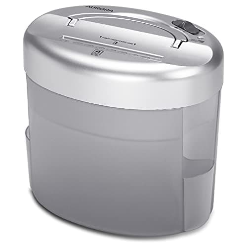 Image of Aurora - Computer Cross Cut Paper Shredder, 4 Sheets