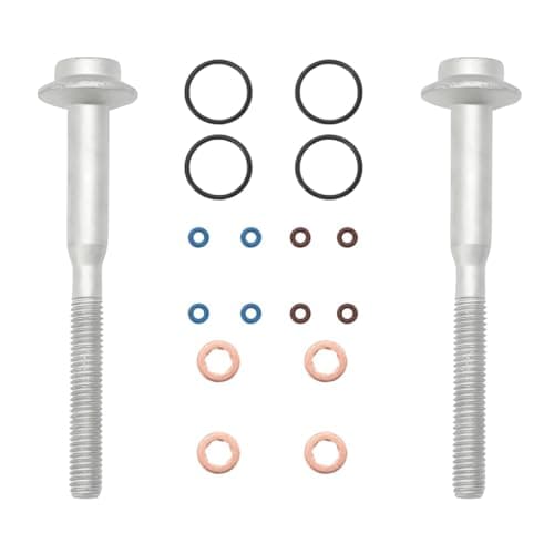 Image of Wjelet Fuel Injector Seal and Bolts Repair Set for Au-di A1 8X A3 8P Fabia Superb Mk2 Golf Mk6 Ibiza 6J Altea XL Polo 6R Leon Yeti 1.6 tdi (Set of 18 pcs)