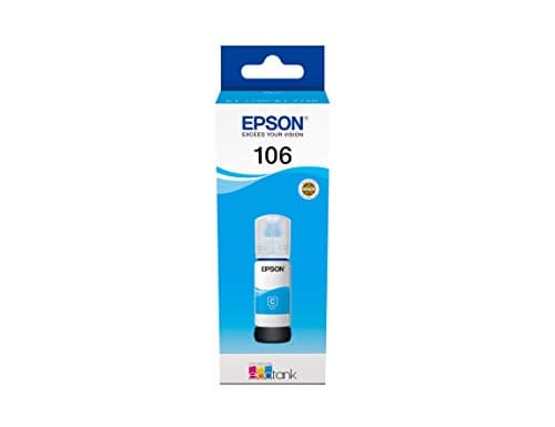Image of Epson C13T00R240-106 ECOTANK CYAN - INK BOTTLE 1 X 70 ML