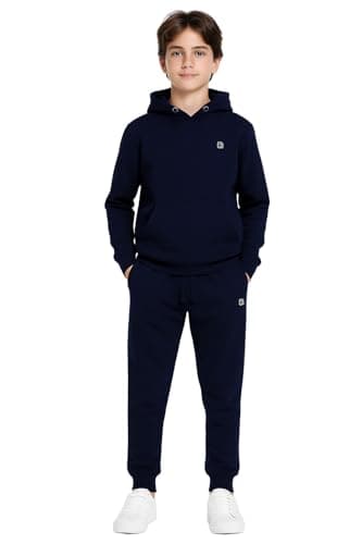 Image of Bahob® Boys Tracksuit Activewear 2 Piece Fleece Pull Over Hoodie and Joggers Camouflage Contrast Tracksuit Set 5-14 Years (9-10 Years, BFTS-53-A)