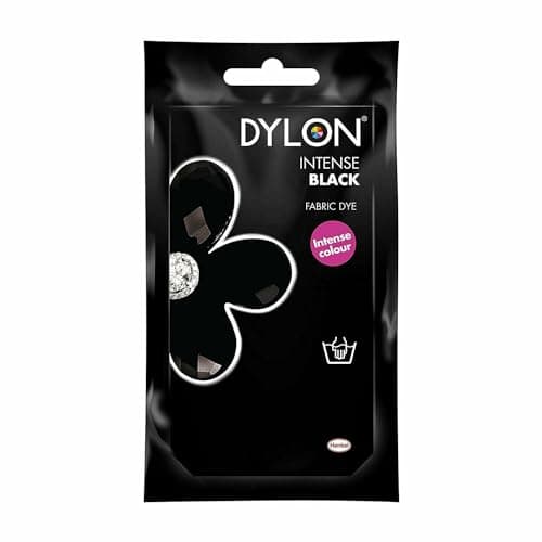 Image of Velvet Black (12) Dylon Hand Dye Die 50g Clothes Fabric Dye
