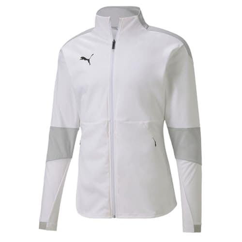 Image of Puma Final Sideline Jacket - White/Grey Violet (Medium) /Sportswear