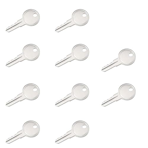 Image of Aiyraa 8Pcs Window Lock Keys for Upvc Windows, Replacement for Yale Securistyle Virage Window Locks, Compatible with UPVC Window Handles & Most Window Lock Keys, Replaceable Spare Key