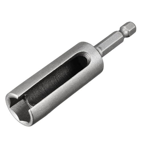 Image of TA-VIGOR 12mm Nut Driver, 1/4 Quick-Change Hex Shank Slotted Drill Bit Socket Wrench Tool, 3 Inch Length Nut Extractor Socket for Extended Reach