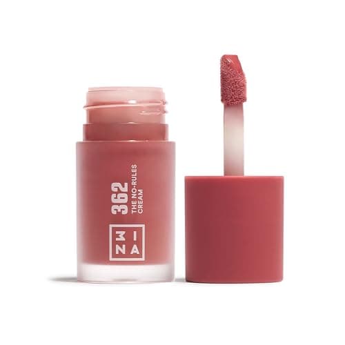 Image of 3INA MAKEUP - No-Rules Cream 362: Soft Pink Liquid Blush for Sensitive Eyes, Lips & Cheeks with Sweet Almond Oil, Natural Matte Finish, Vegan, Cruelty-Free