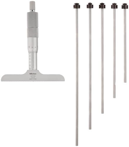 Image of Mitutoyo 129-112 Interchangeable Rod Depth Micrometre 0 mm-150 mm