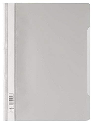 Image of Durable 252310 Clear View Folder-Report File A4 PP, Grey - Pack of 25