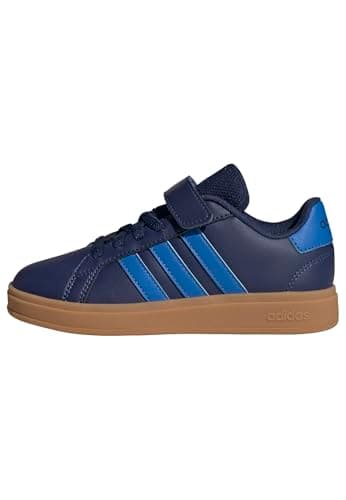 Image of adidas Unisex Kids Grand Court 2.0 Shoes Kids Tennis Shoes, Dark Blue Bright Royal Gum10, 11.5 UK Child