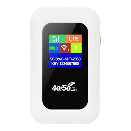 Image of Portable 4G/5G LTE Mobile WiFi Travel Router with SIM Card Slot, 150Mbps Pocket WiFi Hotspot, Plug & Play WiFi Router Dongle, High Compatibility, Connect Up to 10 Devices MINI Hotspot Modem