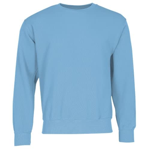 Image of Fruit Of The Loom Men 62-202-0 Sweatshirt - Sky Blue, Large