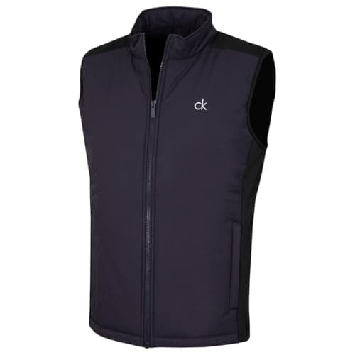 Image of Calvin Klein Mens St. Lawrence Hybrid Padded Gilet - Navy/Black - XL