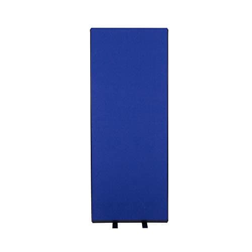 Image of Panelwarehouse Office Screens 700mm W x 1800mm H Blue Woolmix Fabric