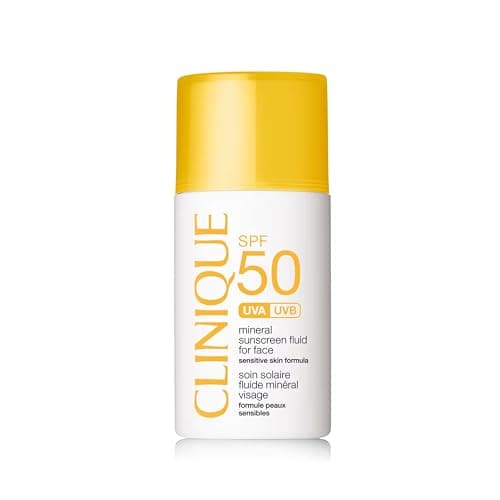 Image of Clinique SPF 50 Mineral Sunscreen Fluid For Face | Safe For Sensitive Skin | Lightweight, Oil-Free SPF Face Lotion