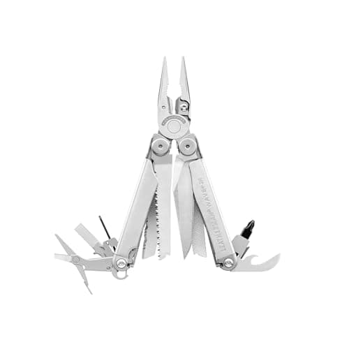 Image of Leatherman 2H Wave+ Multi-Tool - 18-in-1 Heavy-Duty Stainless Steel Tool with Blades, Pliers & Wire Cutters, Stainless Steel