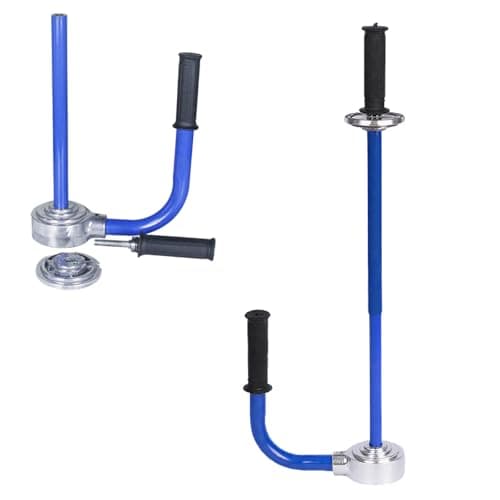 Image of YUZINO Shrink Wrap Stretch Wrap Dispenser, Heavy Duty Carbon Steel Foil Dispenser With Handles, Adjustable Height 30-50cm/11.8-19.7inch Wrapping Packing Pallet Wrapper