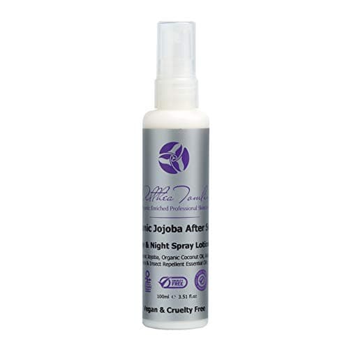 Image of Organic Aftersun Lotion with Natural Insect Repellent, After Sun Cooling Lotion with Aloe Vera and Jojoba, After Sun Moisturiser, Vegan, Animal and Paraben Free