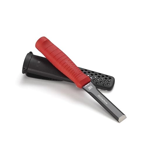 Image of Hultafors EDC20 (390063) Chisel with Holster - Orange, 232 mm L x 20 mm W