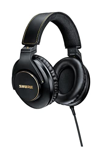 Image of Shure SRH840A Over-Ear Wired Headphones for Critical Listening & Monitoring, Professional Headset, Tailored Frequency Response, Superior Detailed Sound, Adjustable & Collapsible Design - 2022 Version