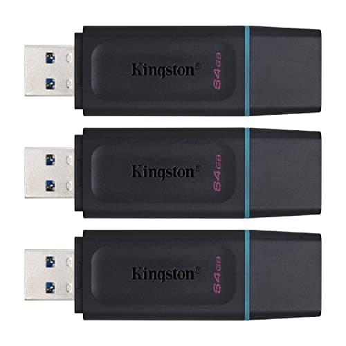 Image of Kingston 64GB DataTraveler Exodia Flash Drive - DTX/64GB (3 Pack)