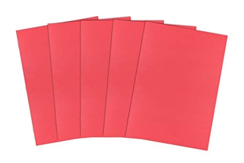 Image of Silvine A4+ Scrapbooks. 32 Pages of 100gsm Black Sugar Paper [Pack of 25], Red