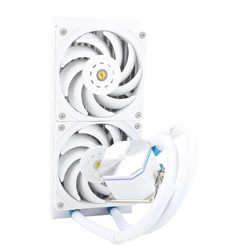 Image of Thermalrlght Frozen Edge 240 White CPU Liquid Cooler,Efficient PWM Controlled Pump 3300RPM,12CM PWM Fan,Water Cooling Computer Parts,for AMD AM4/AM5,Intel 1150/1151/1200/2011/1700,Computer AIO Cooler