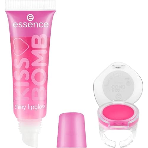 Image of essence KISS BOMB shiny lipgloss & lip balm, shiny (10.8ml)