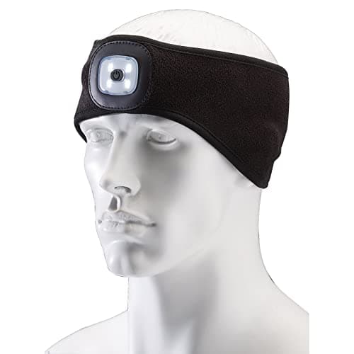 Image of Draper 95172 Headband with USB Rechargeable LED Torch, 1W, Black, One Size